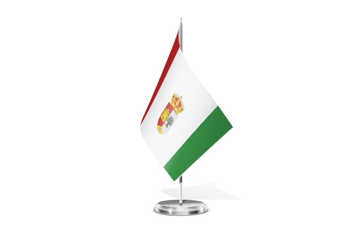 Bandera de mesa de Carcedo de Burgos