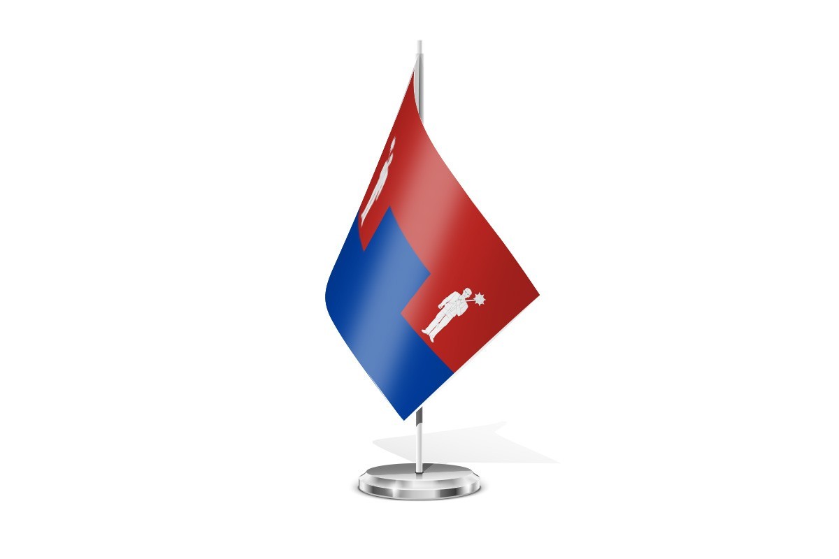 Bandera de mesa de Castil de Peones