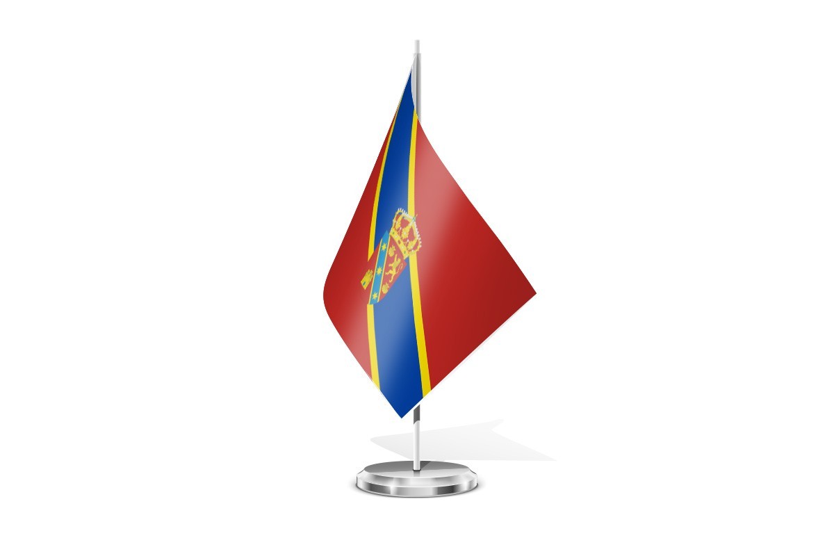 Bandera de mesa de Castildelgado