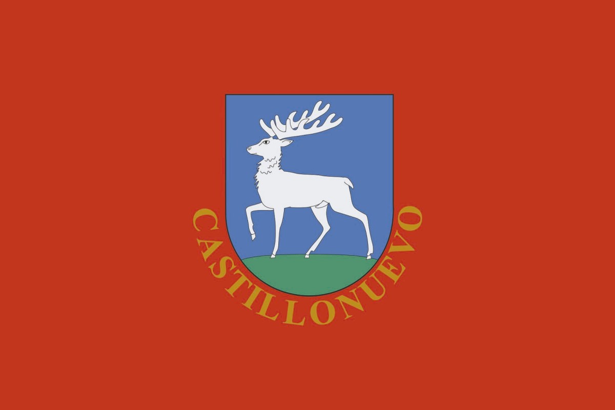 Bandera de Castillonuevo de alta calidad para exterior Bandera de Castillonuevo de alta calidad para exterior
