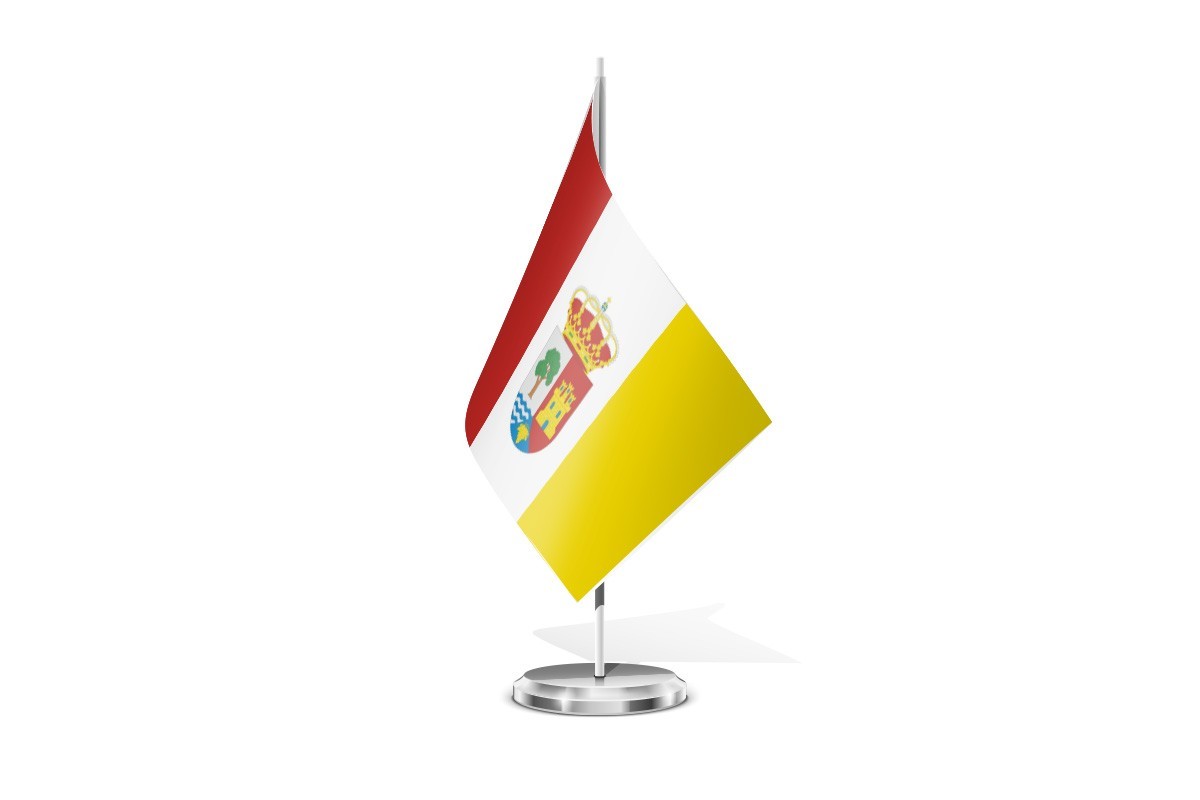 Bandera de mesa de Castrillo de la Vega