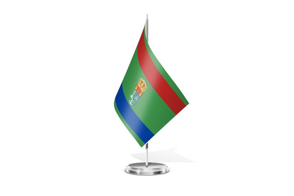 Bandera de mesa de Castrillo del Val