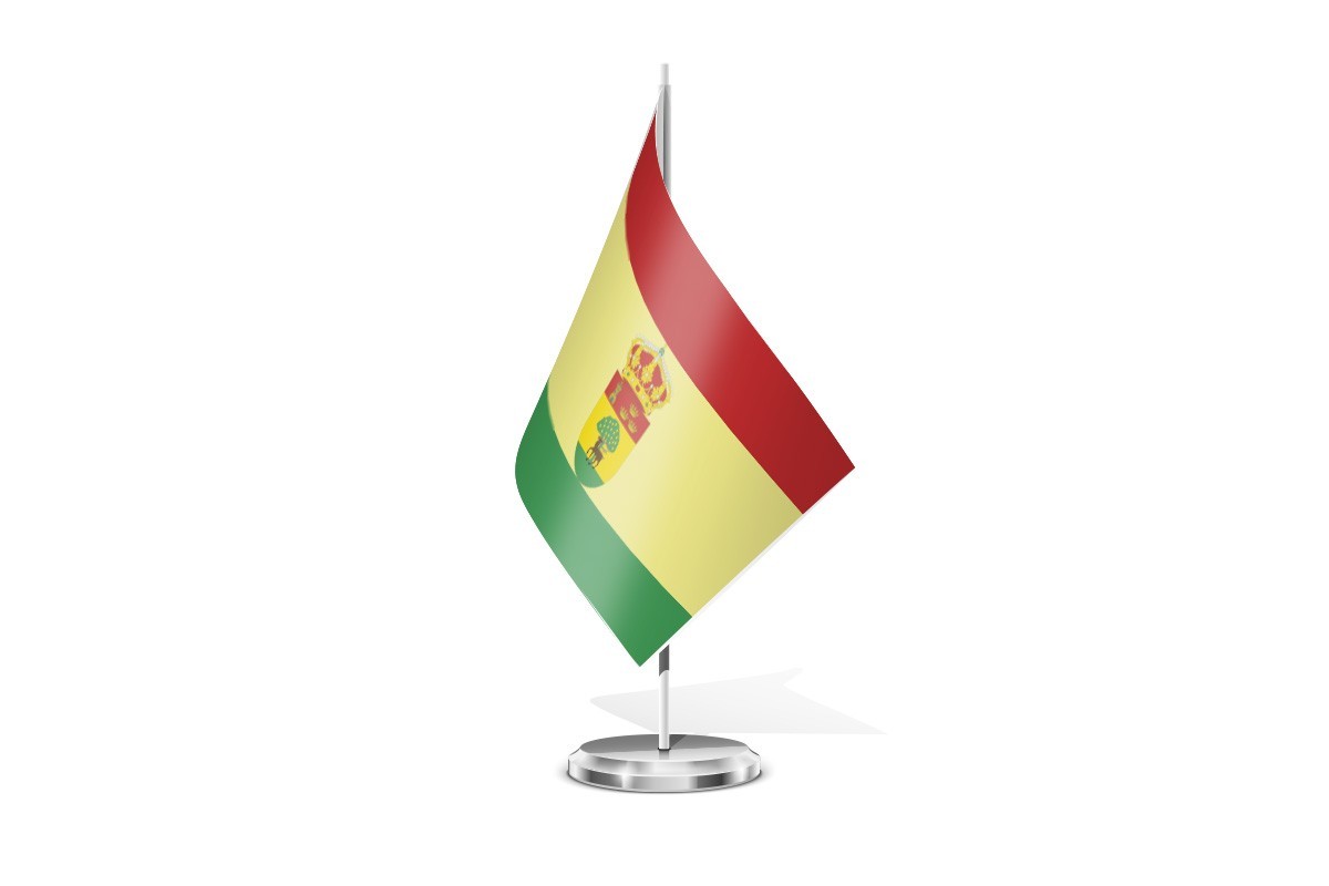 Bandera de mesa de Ciruelos de Cervera