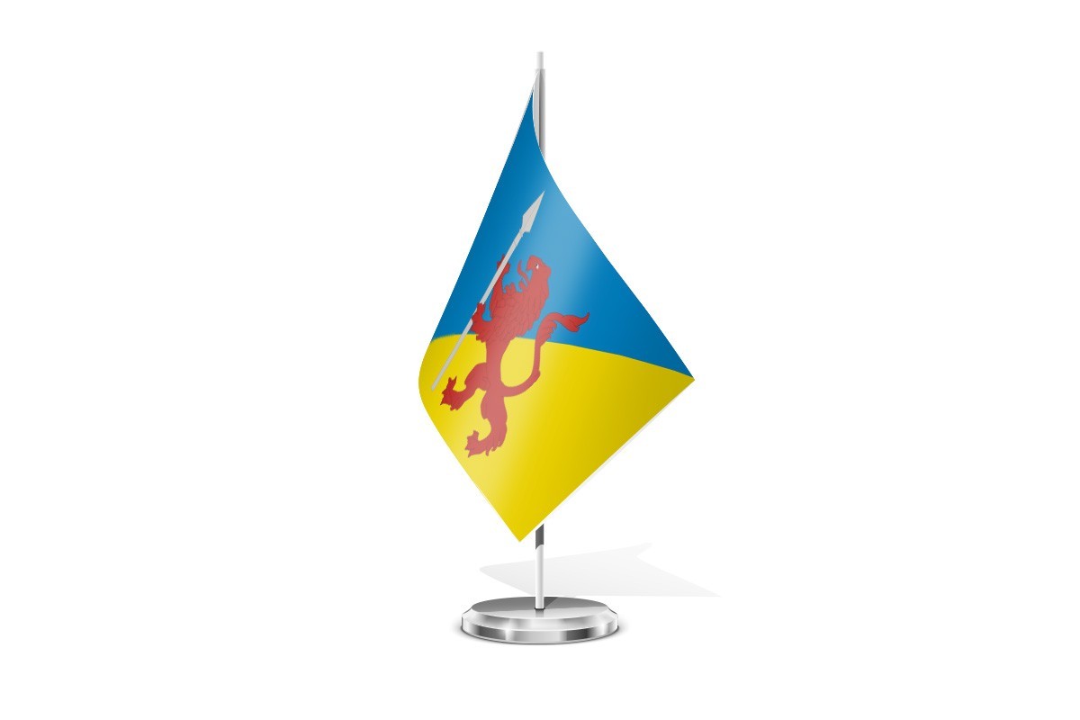 Bandera de mesa de Encío