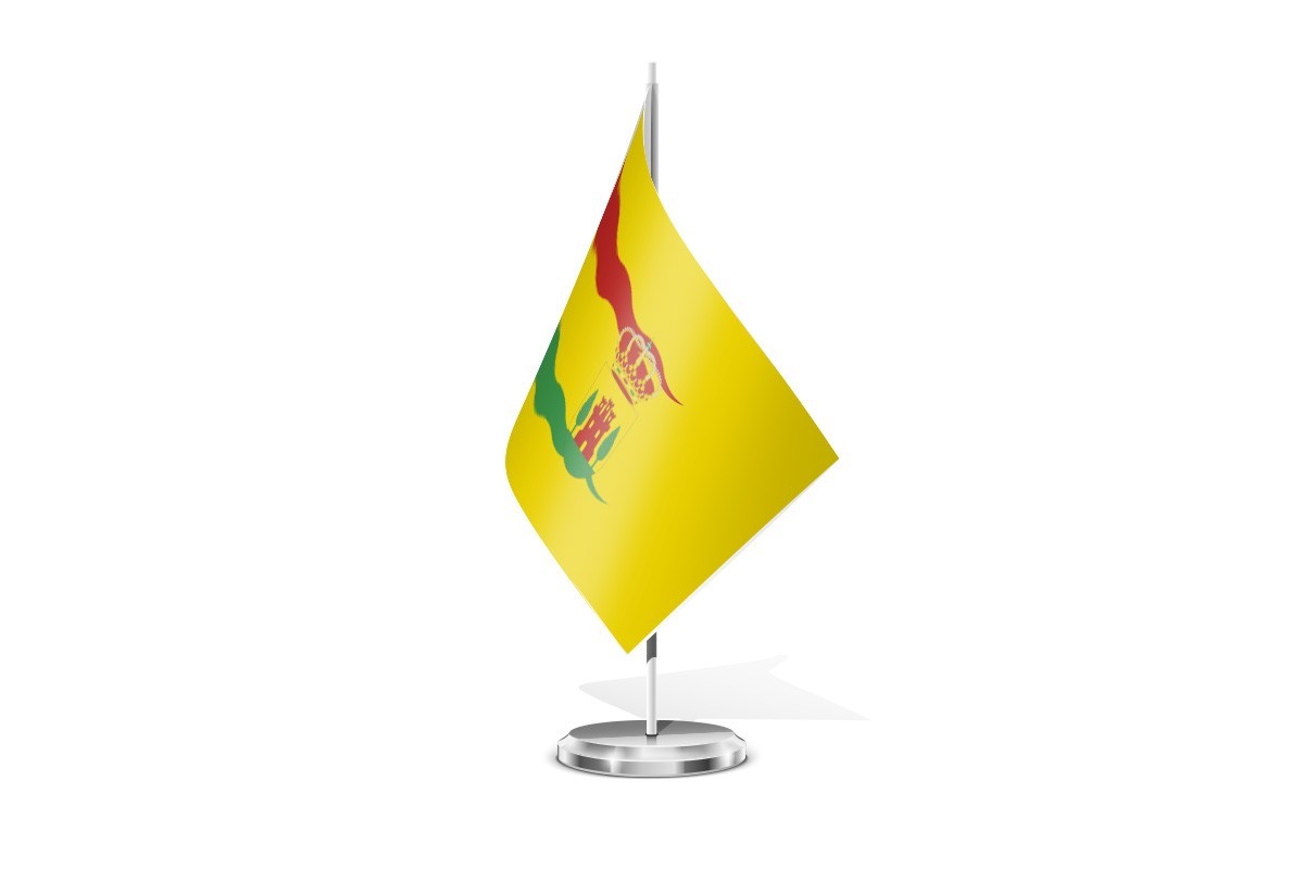 Bandera de mesa de Espinosa de los Monteros