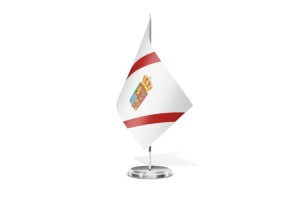 Bandera de mesa de Frandovínez 123