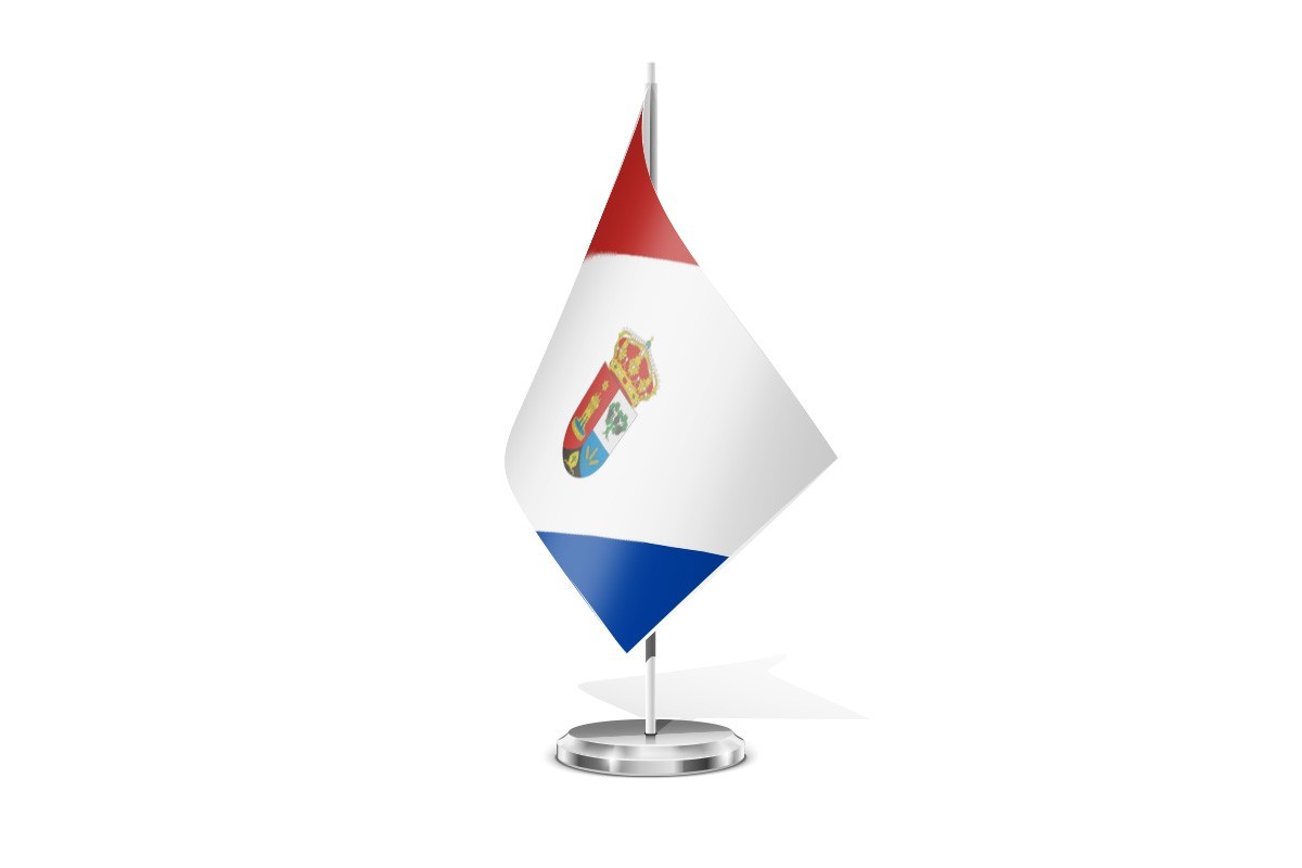 Bandera de mesa de Hontoria de Valdearados