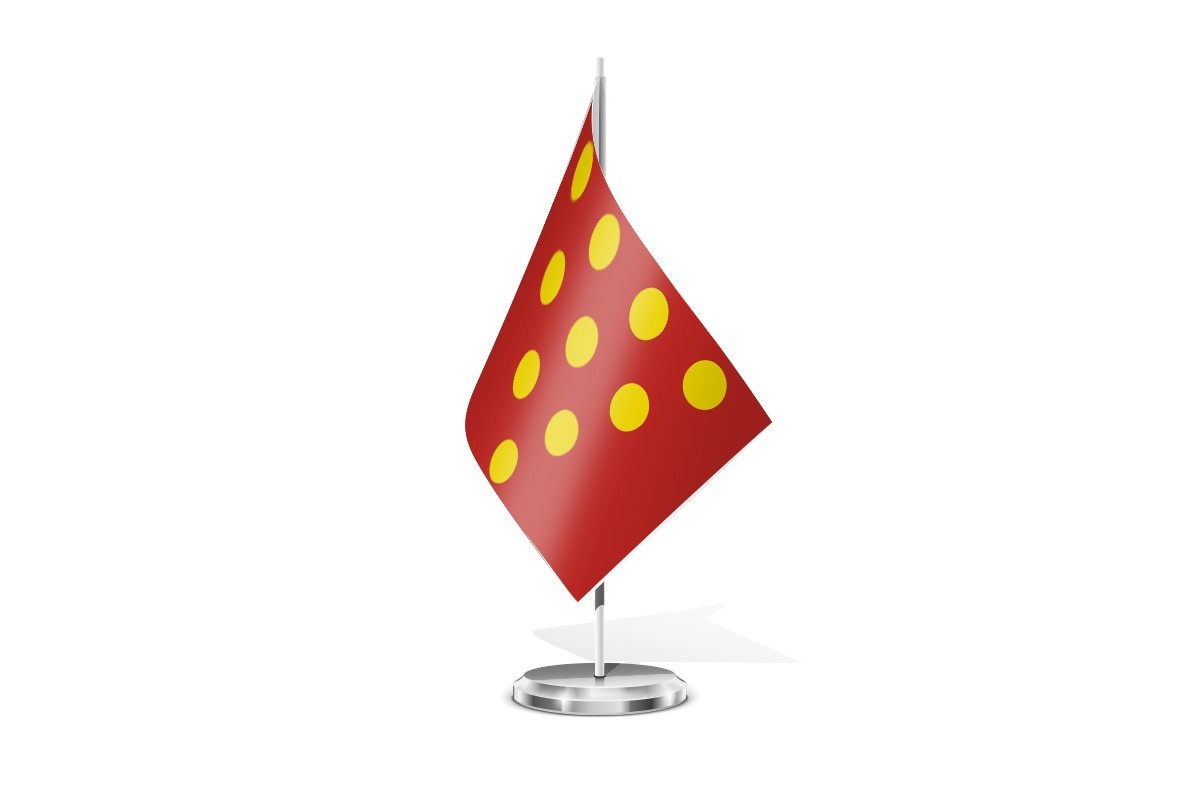 Bandera de mesa de Horra