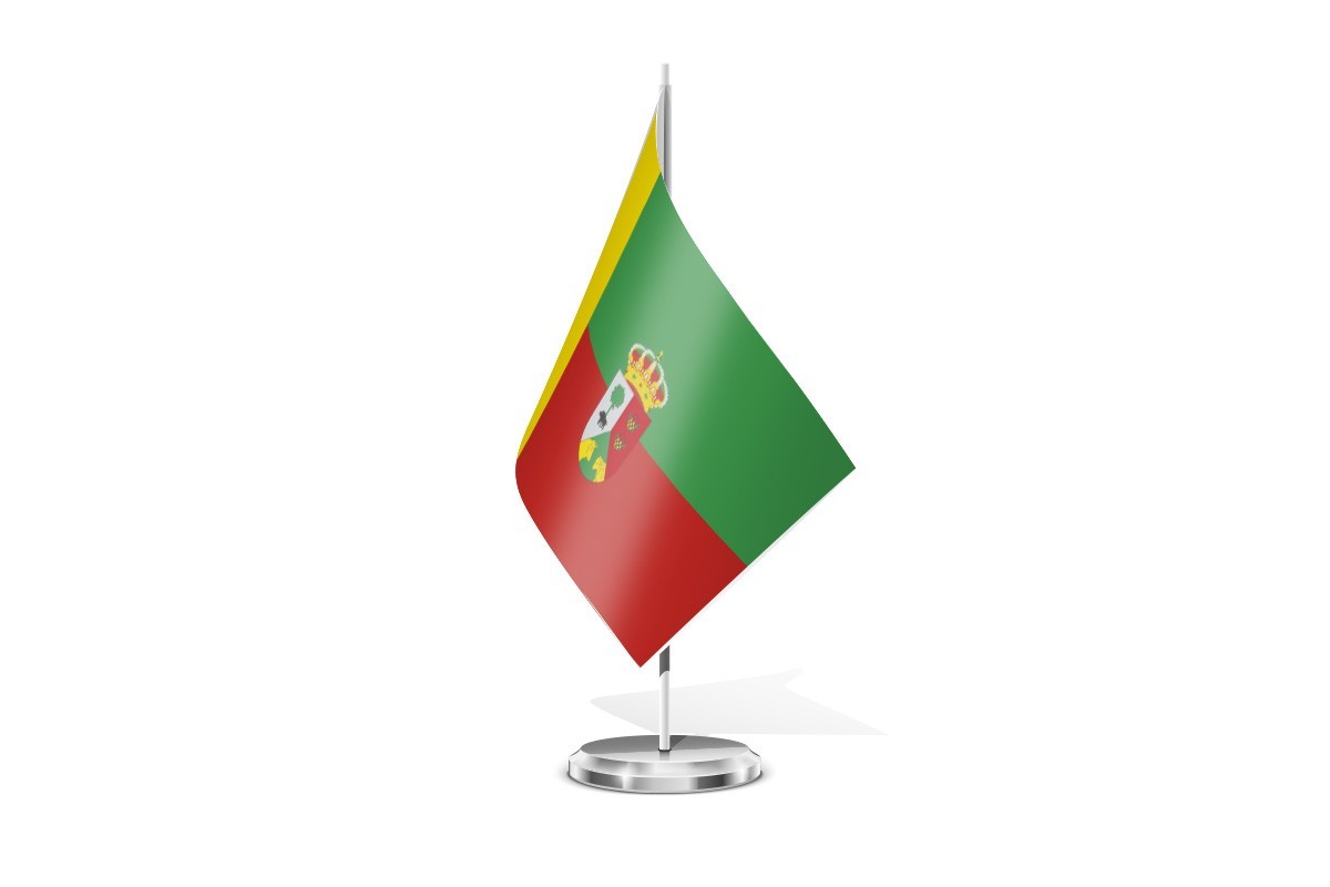 Bandera de mesa de Huerta de Arriba