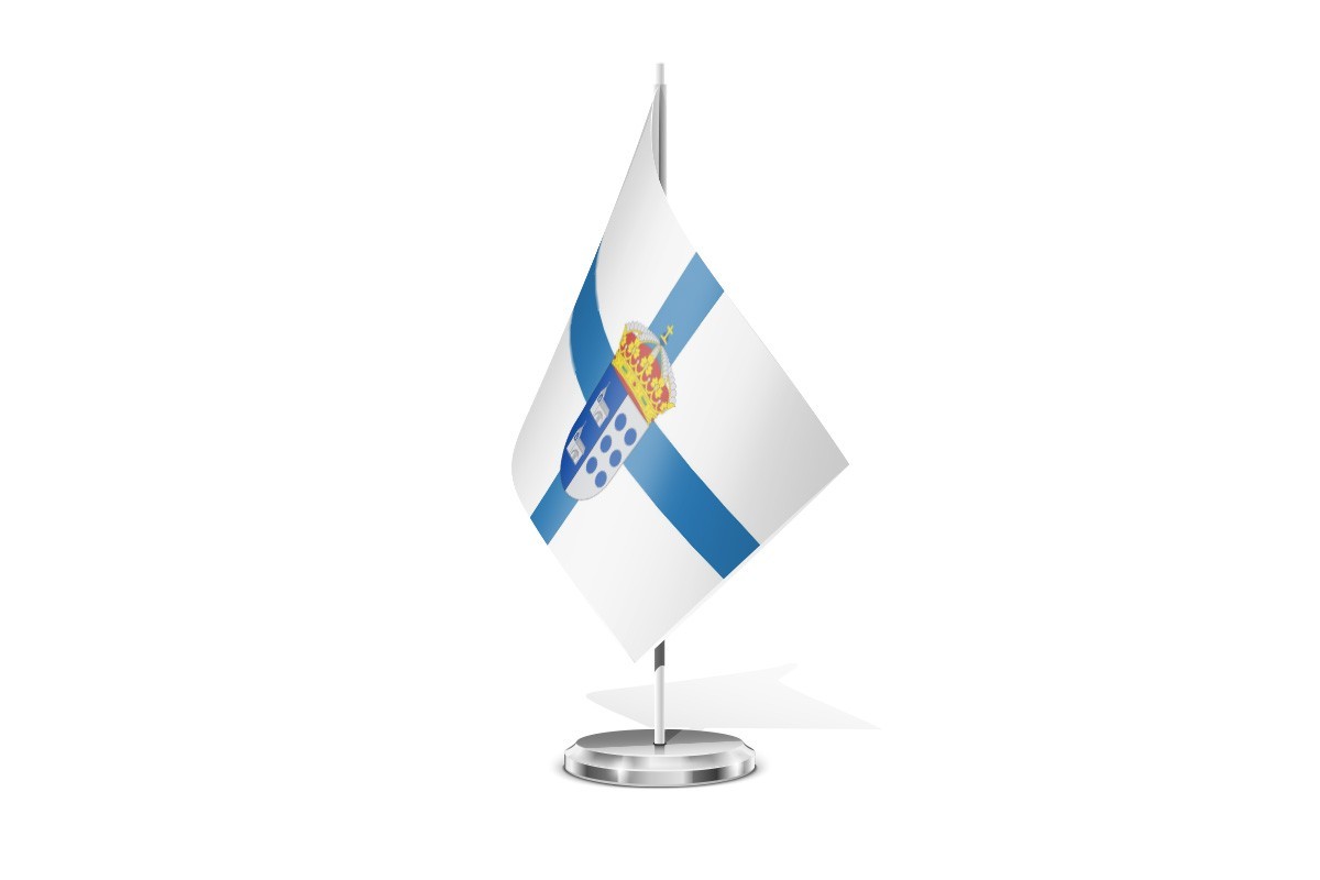 Bandera de mesa de Iglesias