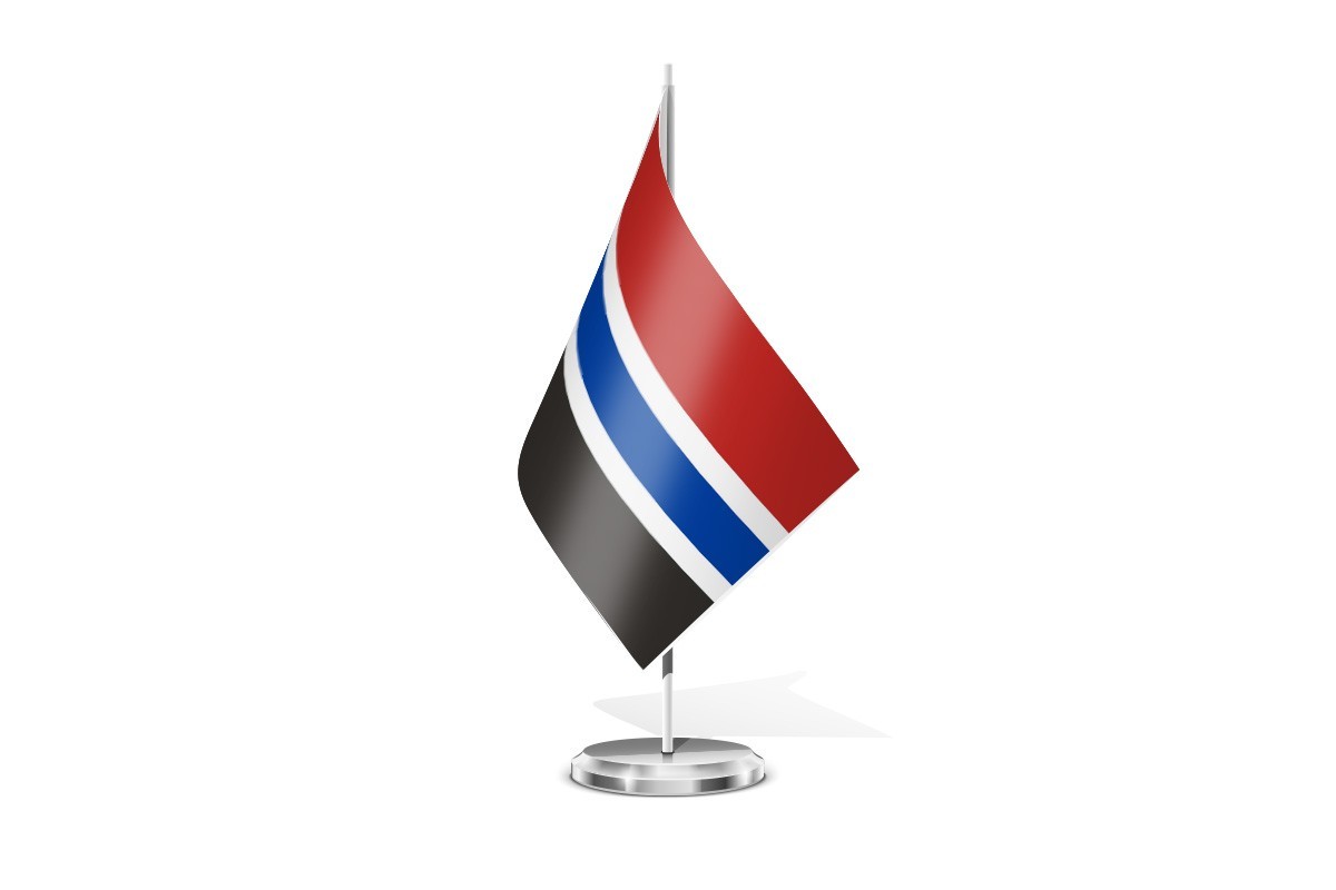 Bandera de mesa de Isar