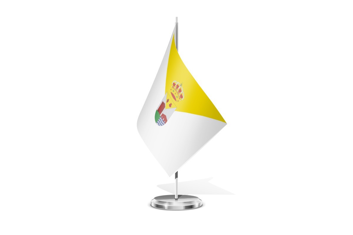 Bandera de mesa de Itero del Castillo