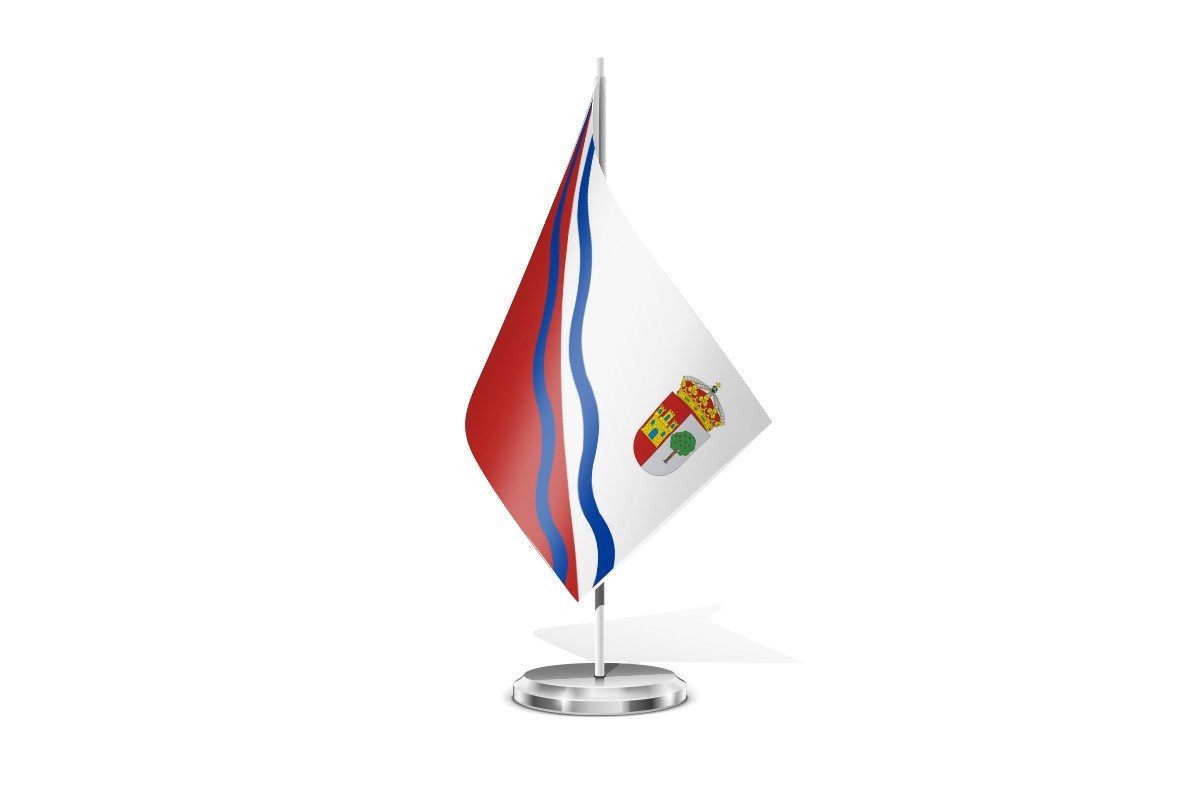 Bandera de mesa de Medina de Pomar