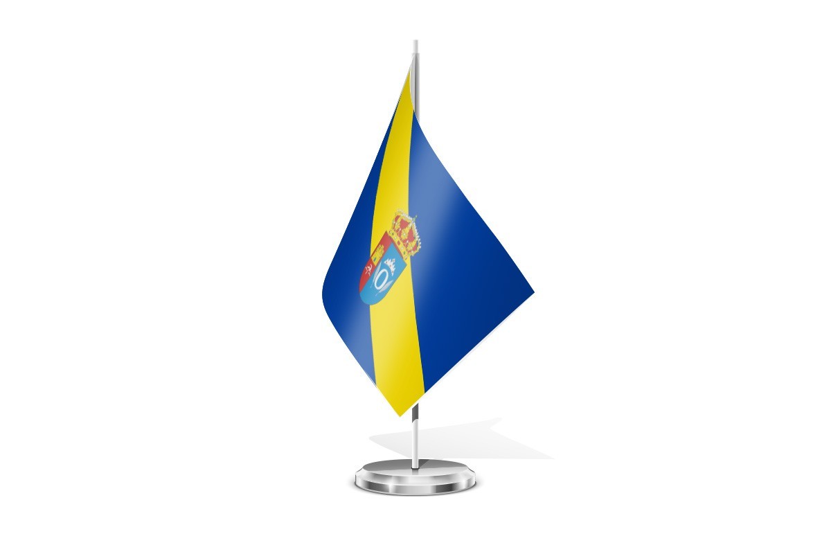 Bandera de mesa de Oquillas