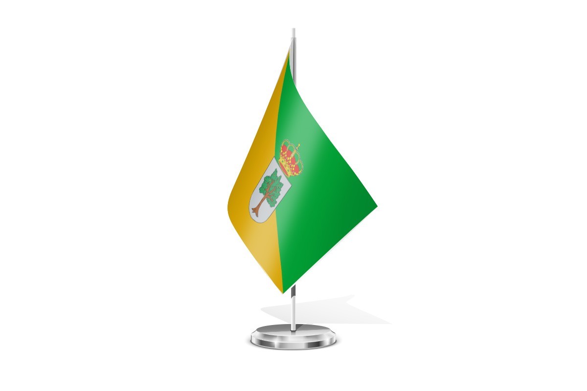 Bandera de mesa de Peral de Arlanza