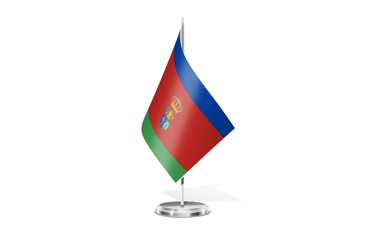 Bandera de mesa de Piérnigas