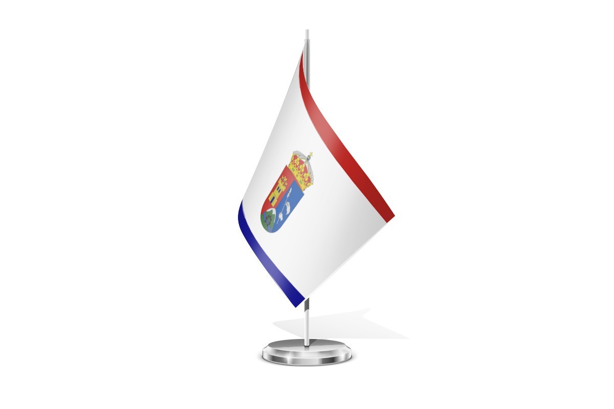 Bandera de mesa de Pradoluengo