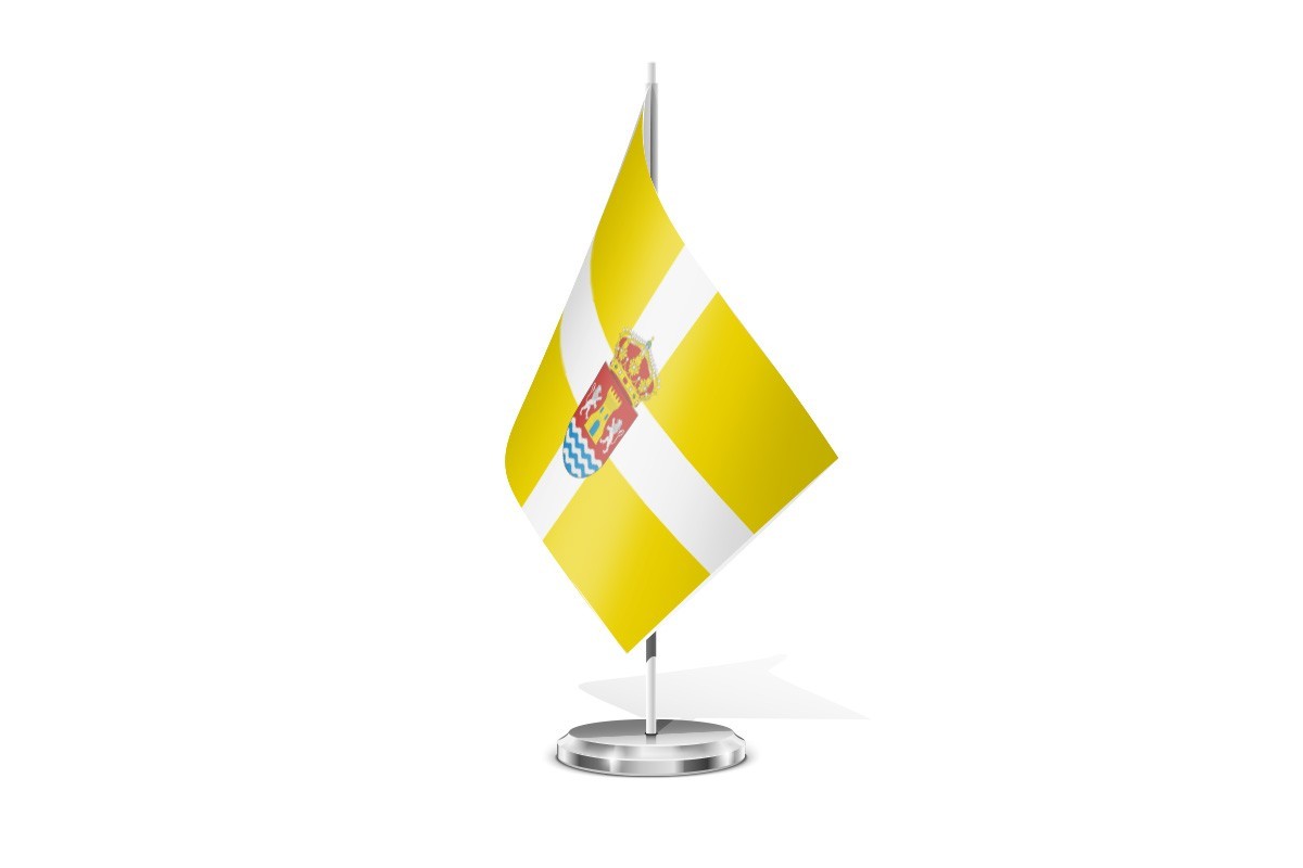 Bandera de mesa de Puebla de Arganzón
