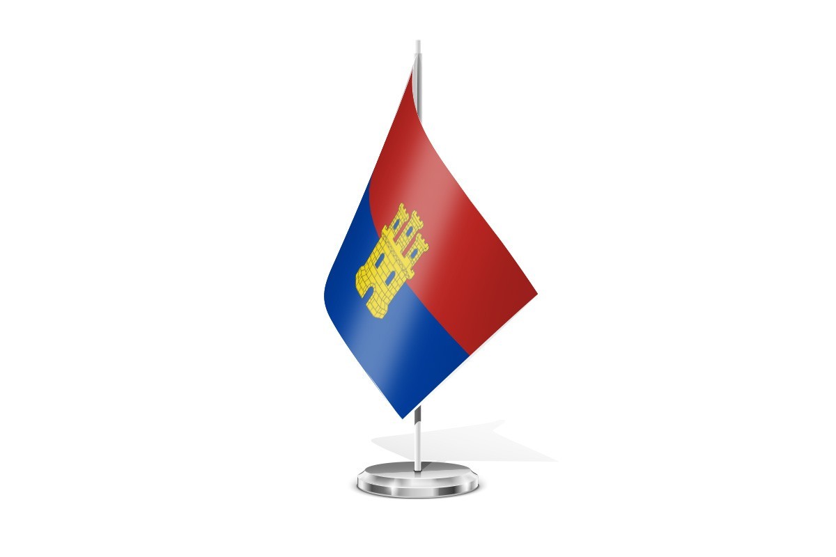 Bandera de mesa de Quintanaélez