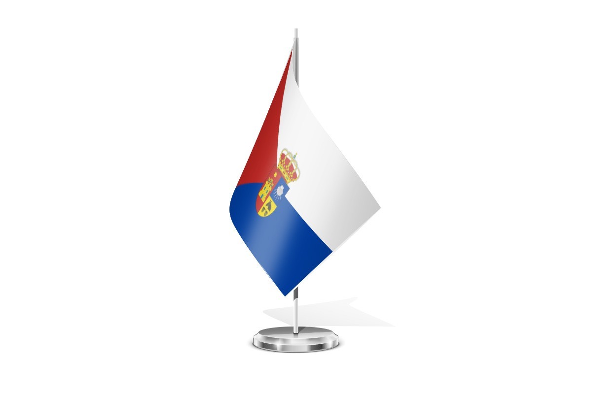 Bandera de mesa de Quintanavides