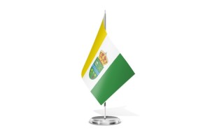 Bandera de mesa de Quintanilla Vivar 123
