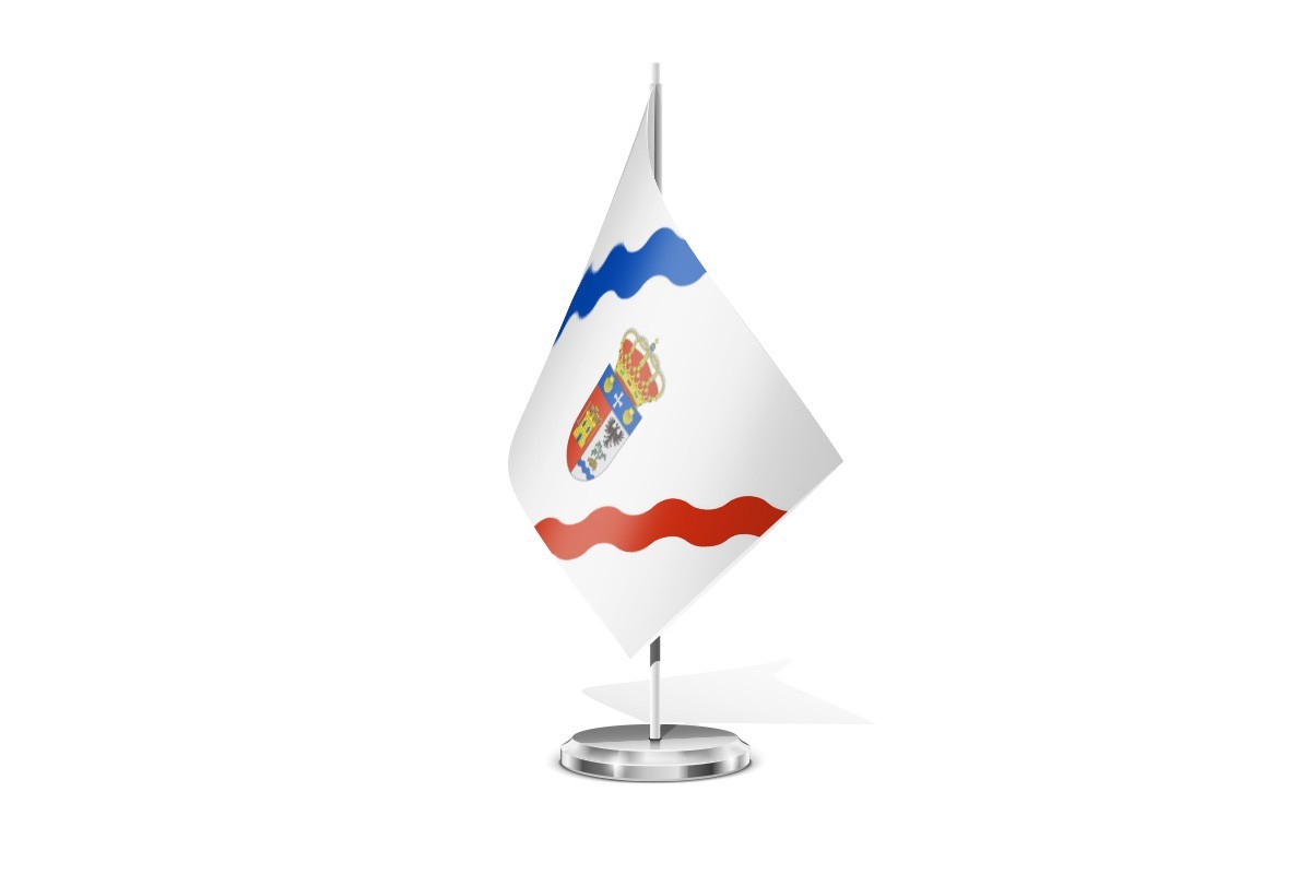 Bandera de mesa de Rabé de las Calzadas