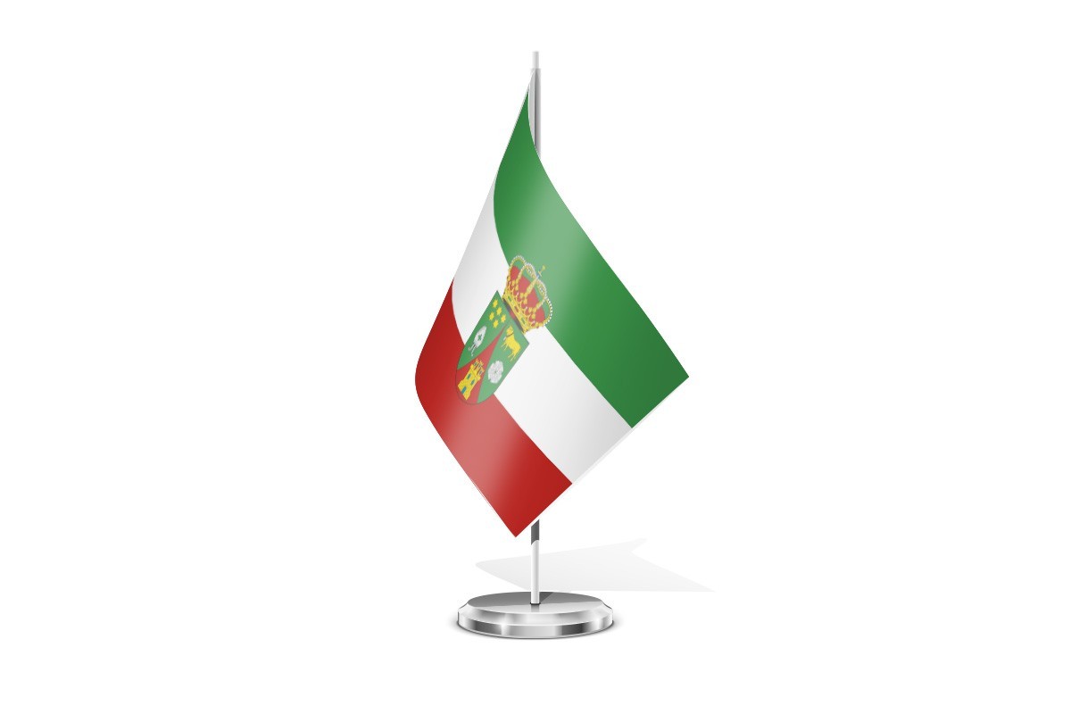 Bandera de mesa de Revilla del Campo