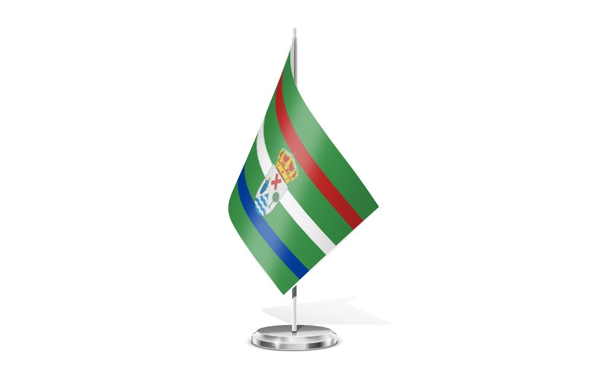 Bandera de mesa de Revilla Vallejera