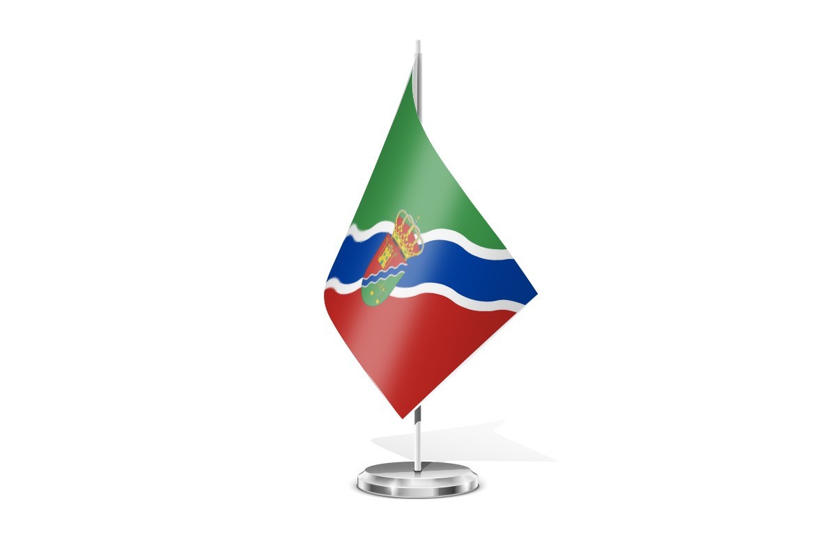 Bandera de mesa de Rezmondo