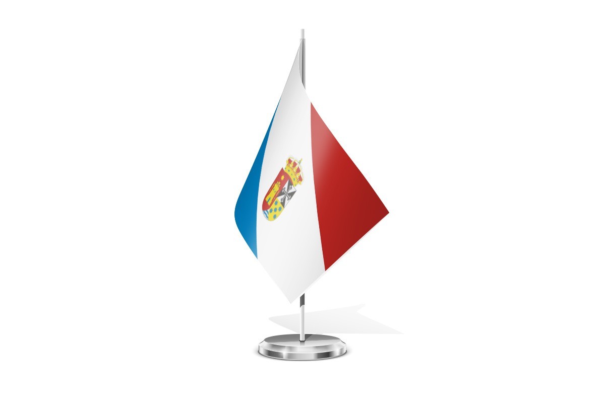 Bandera de mesa de Rojas