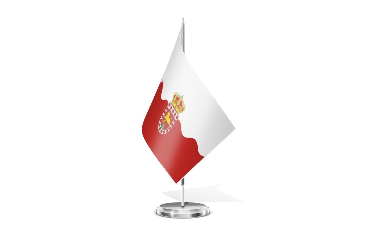 Bandera de mesa de San Mamés de Burgos