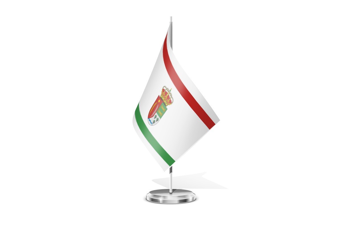 Bandera de mesa de Santa Cecilia