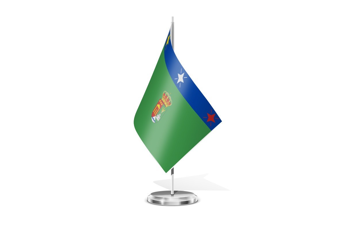 Bandera de mesa de Santa María Rivarredonda