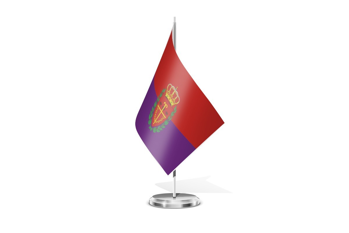 Bandera de mesa de Santo Domingo de Silos