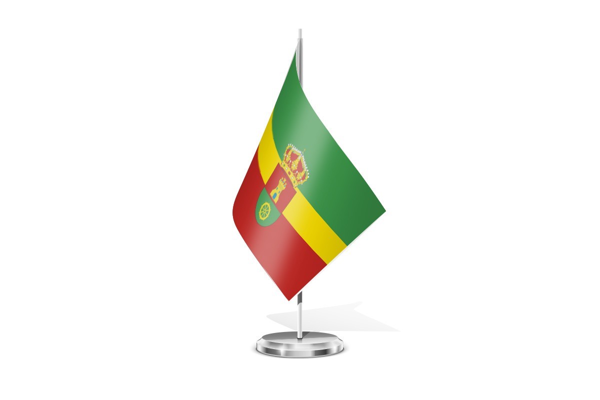 Bandera de mesa de Susinos del Páramo