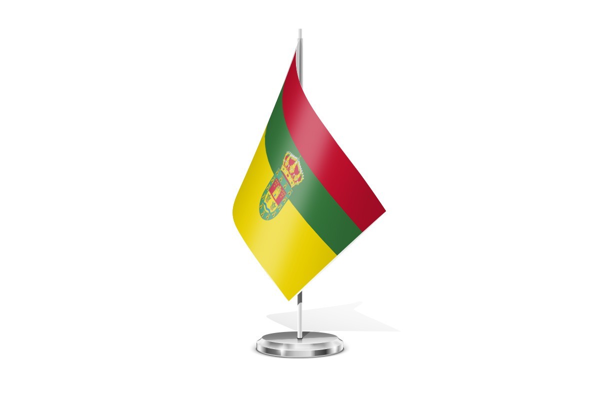 Bandera de mesa de Valle de Valdelucio