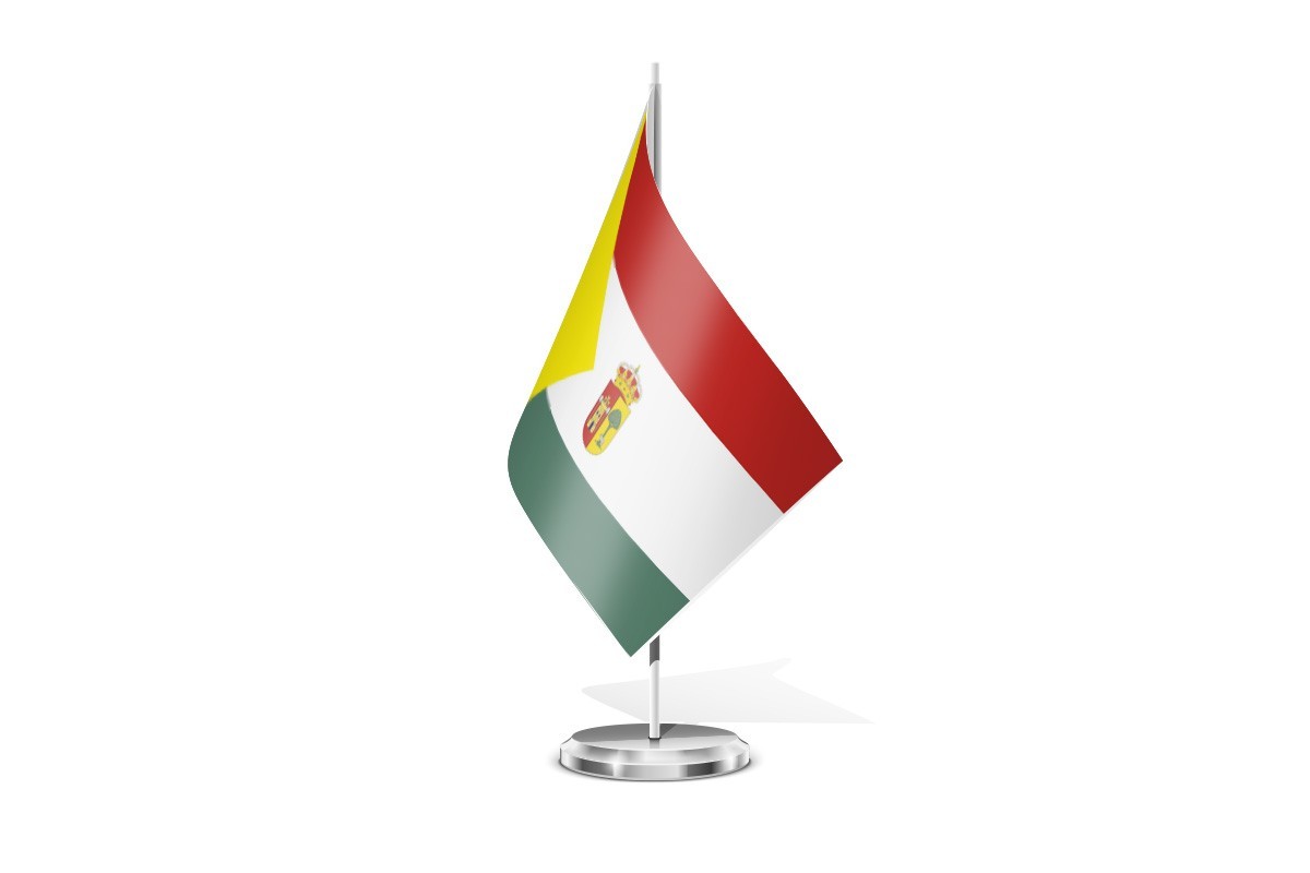 Bandera de mesa de Vallejera