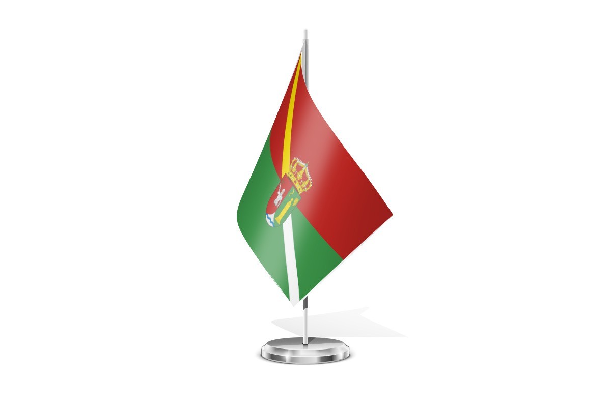 Bandera de mesa de Villaldemiro