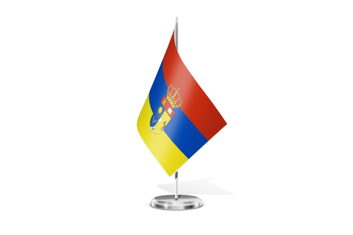 Bandera de mesa de Zuñeda