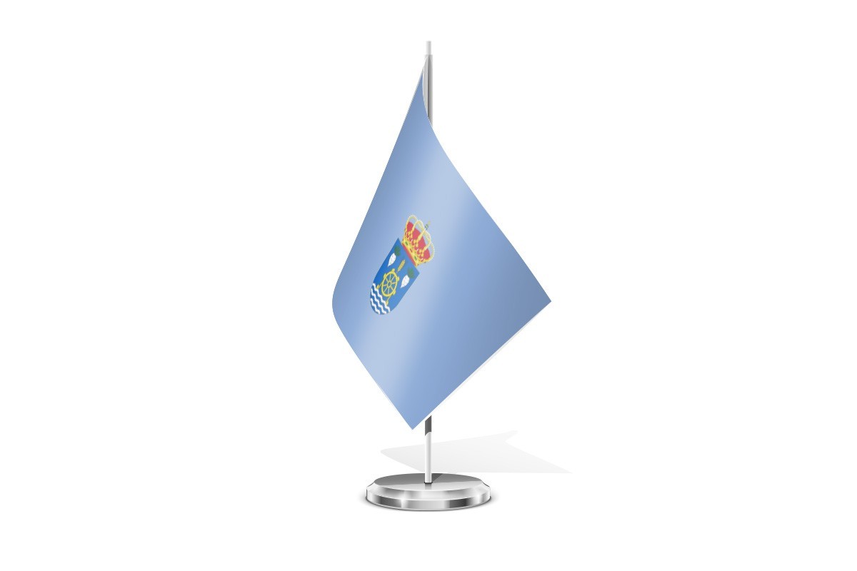 Bandera de mesa de Bercianos del Páramo