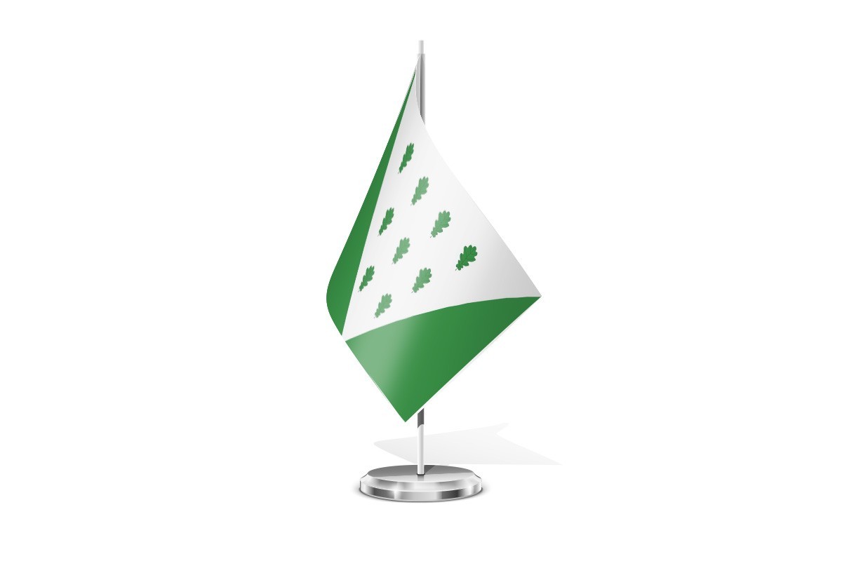 Bandera de mesa de Boca de Huérgano