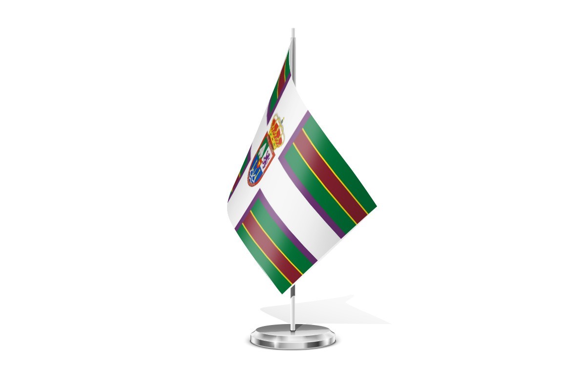 Bandera de mesa de Burón