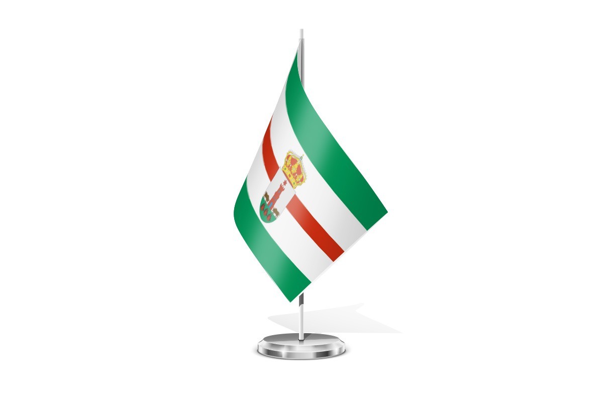 Bandera de mesa de Bustillo del Páramo