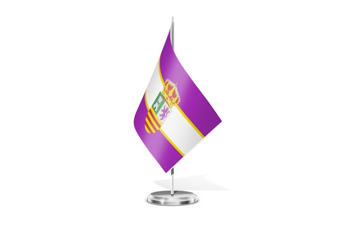 Bandera de mesa de Campazas
