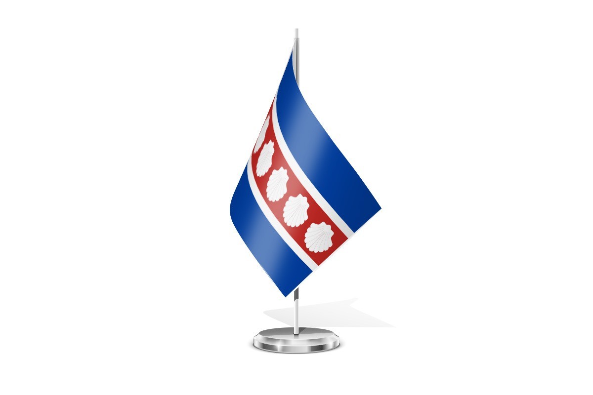 Bandera de mesa de Camponaraya