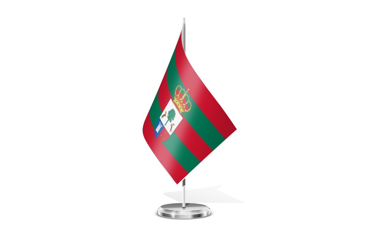 Bandera de mesa de Cármenes