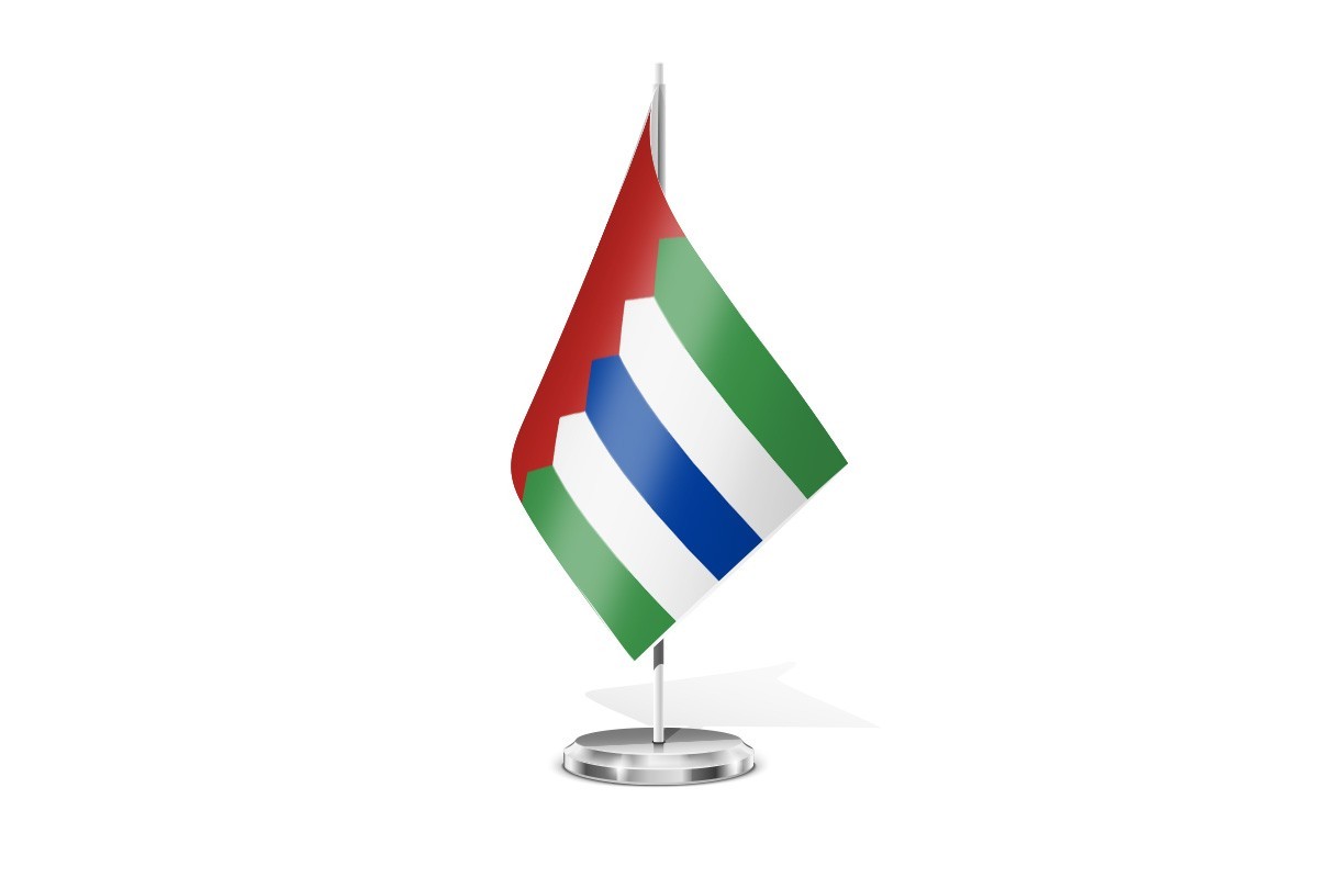 Bandera de mesa de Castrillo de la Valduerna