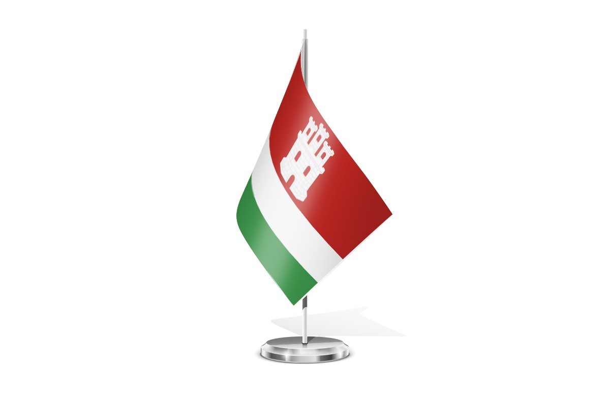 Bandera de mesa de Castrotierra de Valmadrigal