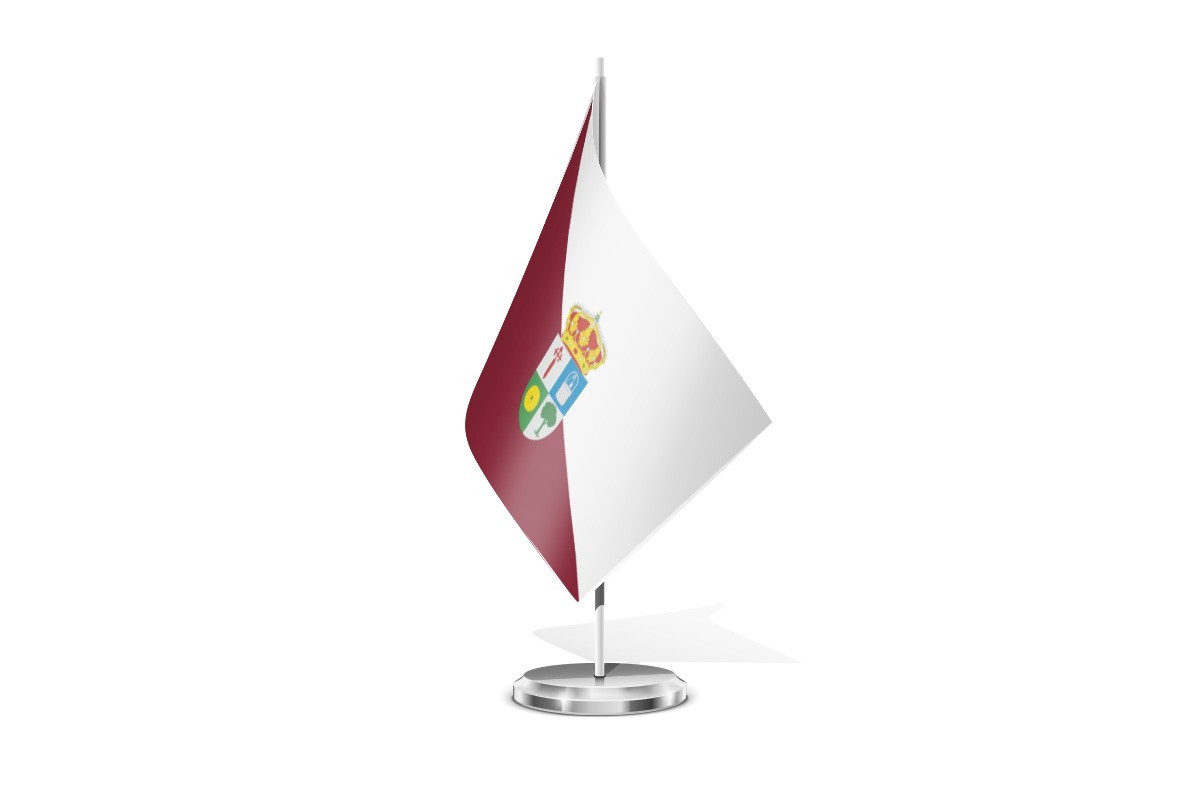 Bandera de mesa de Destriana