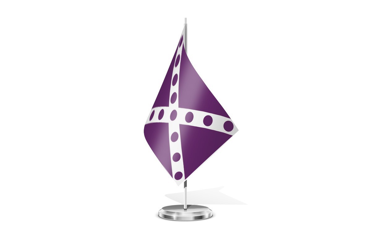 Bandera de mesa de Ercina